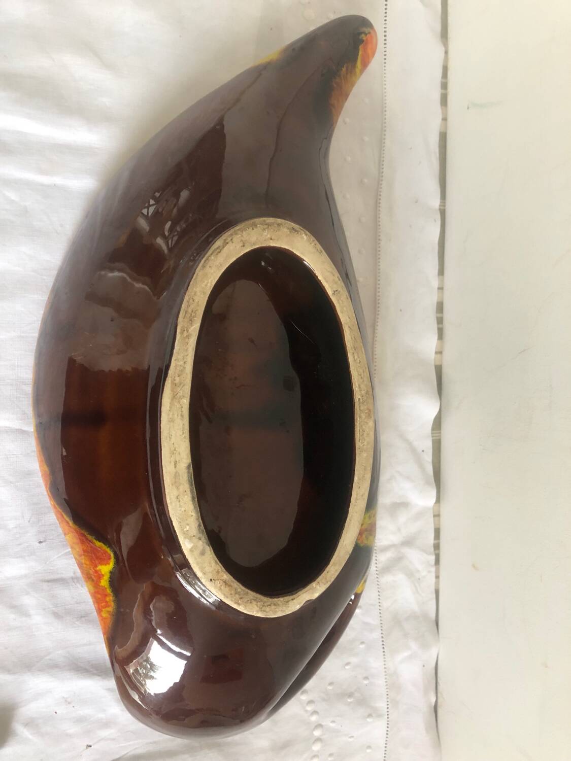 Large ceramic bowl from Vallauris