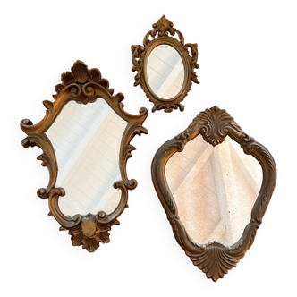 Set of 3 mirrors