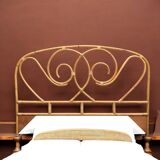 Vintage rattan headboard 1980