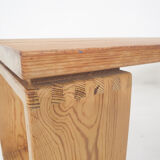 Ate van Apeldoon Pinewood bench, The Netherlands 1970's