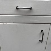 Buffet blanc vintage 2 portes et 2 tiroirs