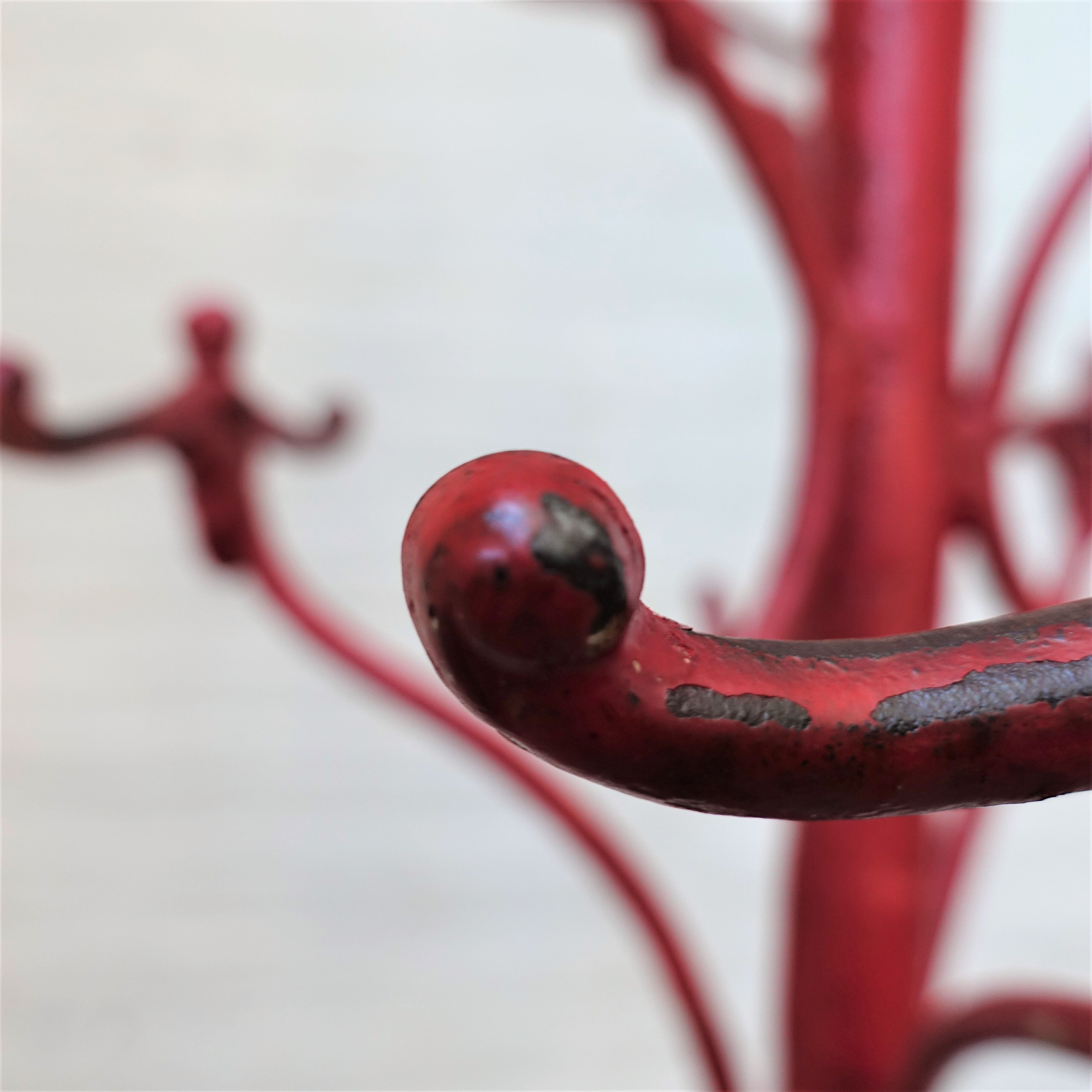 Vintage industrial coatrack
