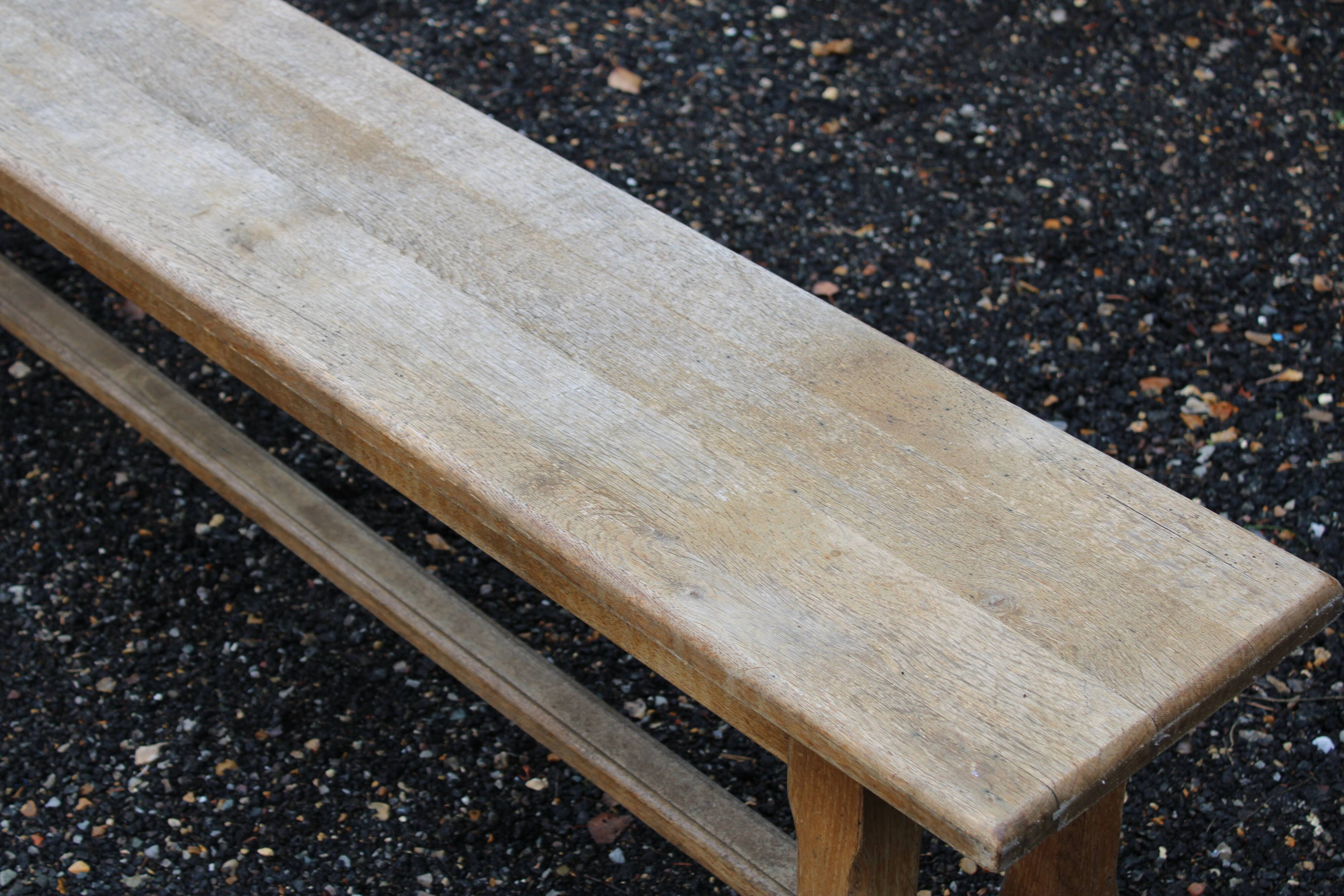Wooden bench