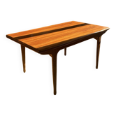Danish vintage dining table – Scandinavian design – Extendable 240 cm