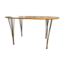 Super-Elliptic table by Arne Jacobsen, Piet Hein and Mathsson by Fritz Hansen