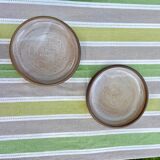 Set of 2 plates -Sandstone of Saint Amand-70s