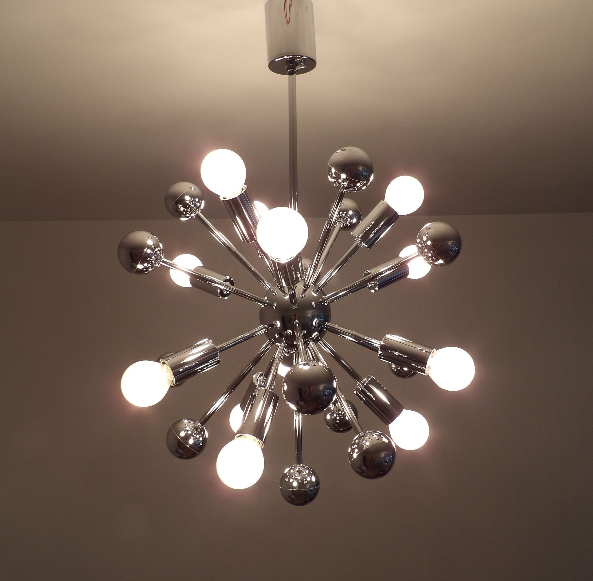 Sputnik hanging lamp 70s by Paul De Haan for Jolina
