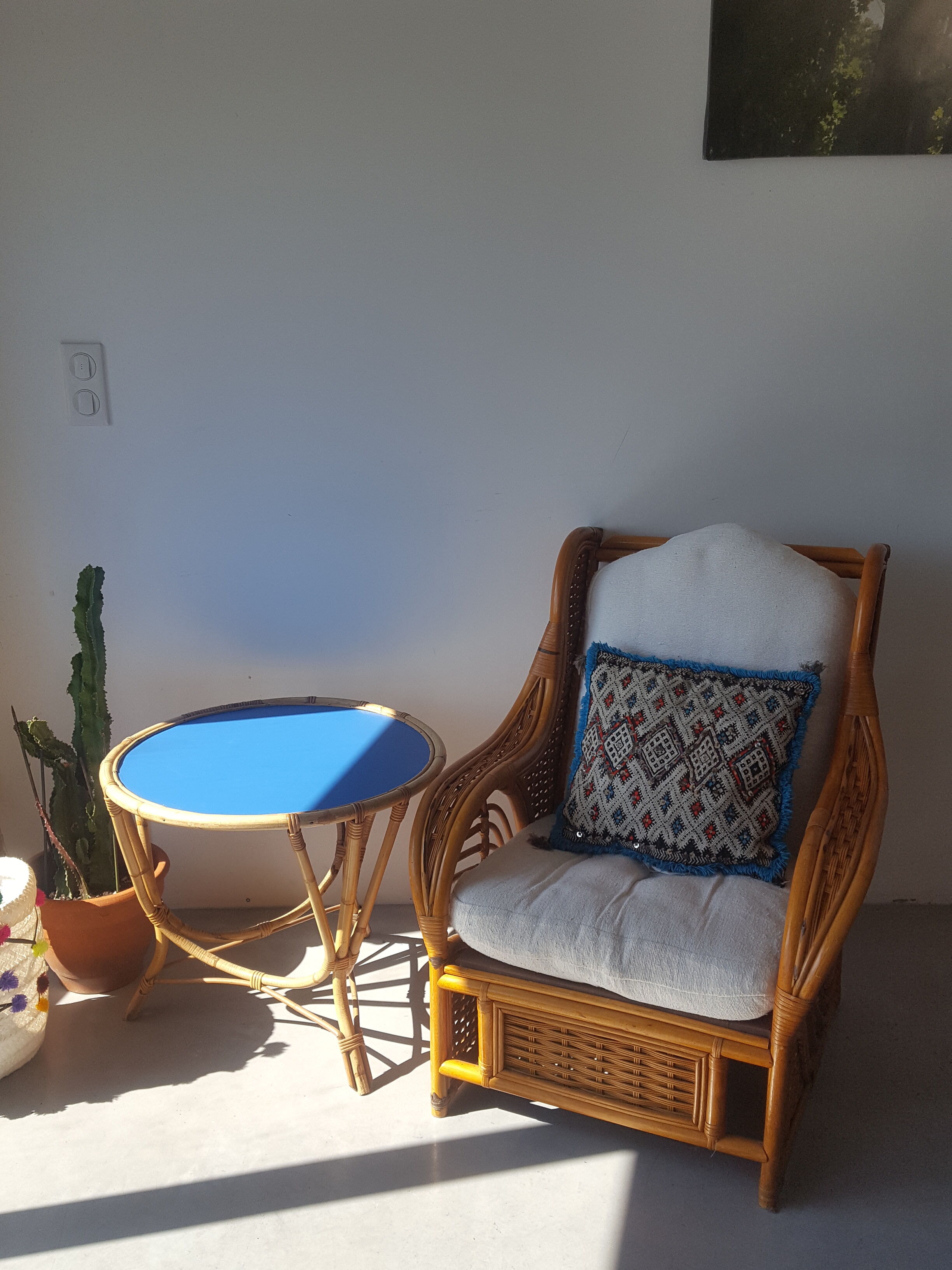 Fauteuil rotin