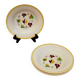 Lot de 4 assiettes creuses Digoin Sarreguemines modèle Sirocco