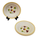 Lot de 4 assiettes creuses Digoin Sarreguemines modèle Sirocco