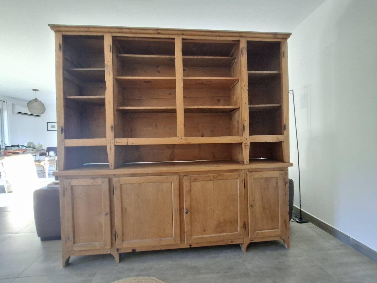 Large solid wood sideboard