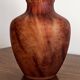 Vase en verre ambré