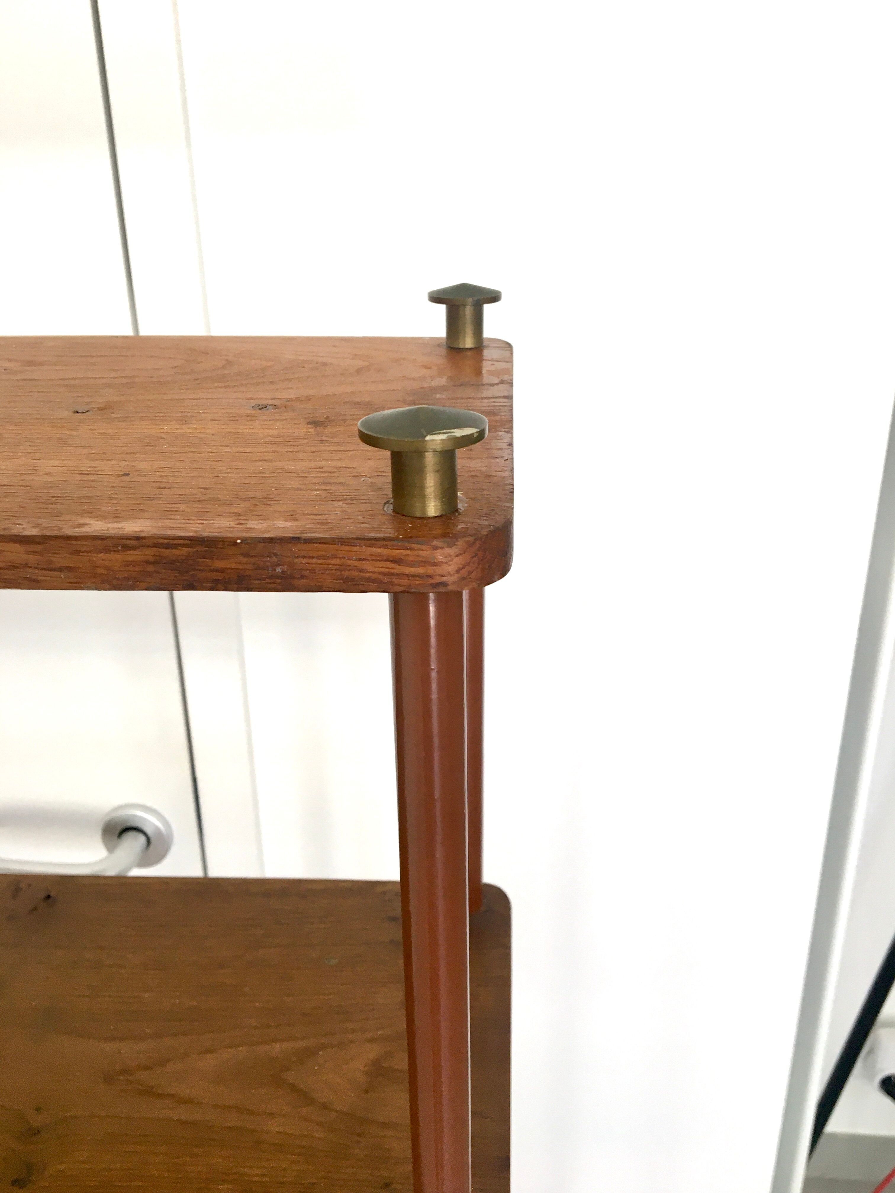 Vintage 60s bookcase shelf