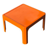 Table basse vintage orange