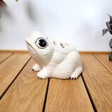 Frog flowers vase Italy 1970