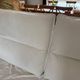 3-seater sofa in ecru nubuck finish, Mobilier de France