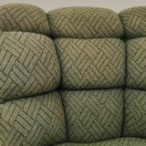 Pair of green Halabala armchairs by Druzba Bratislava B-609 year 59