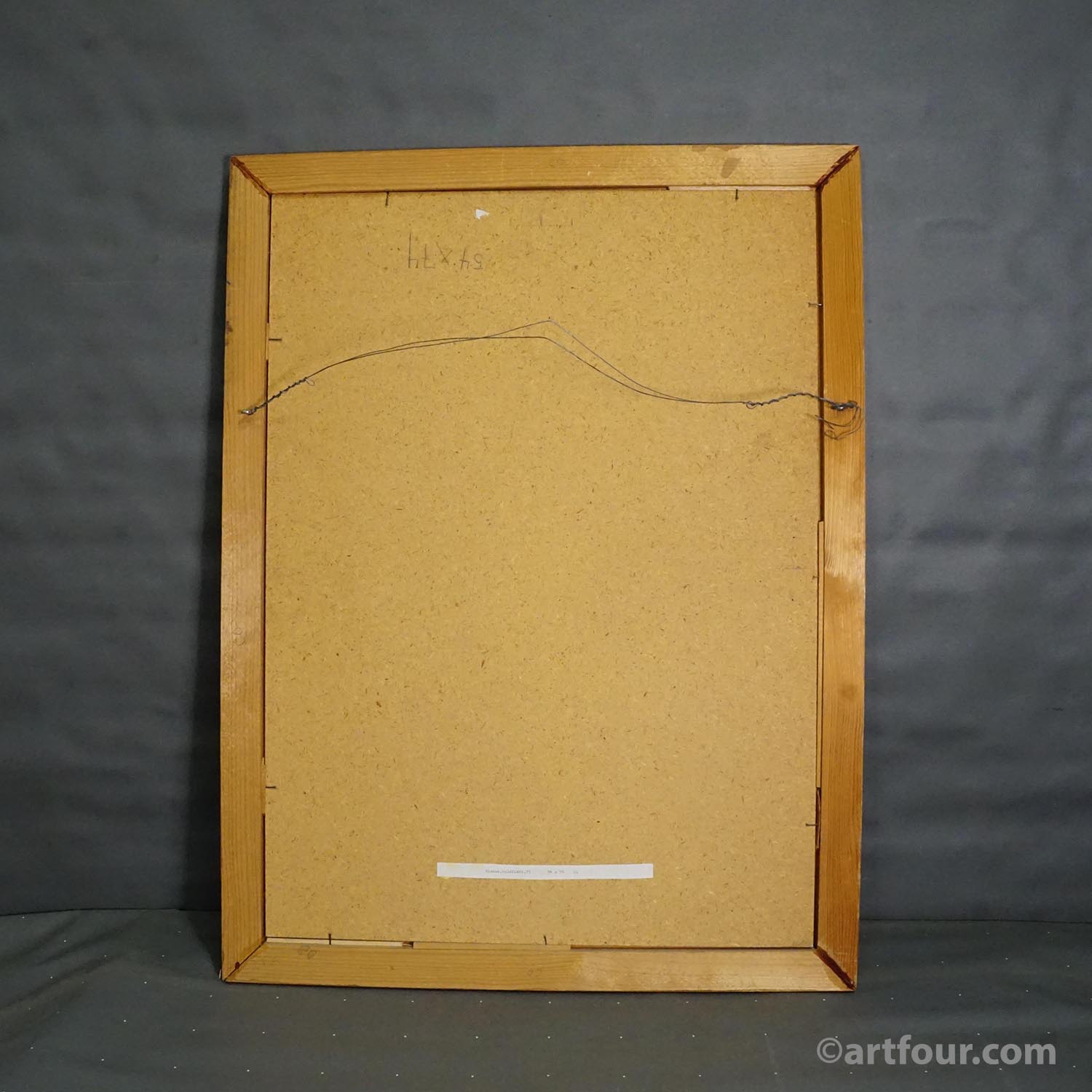 Impressionist still life oil on panel flowers goldfish Alexander Michael 1975