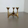 Midcentury Brutalist Bronze Candleholder by Michael Harjes, Germany, 1960s