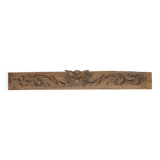 Fronton bois ancien