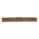 Old wooden pediment
