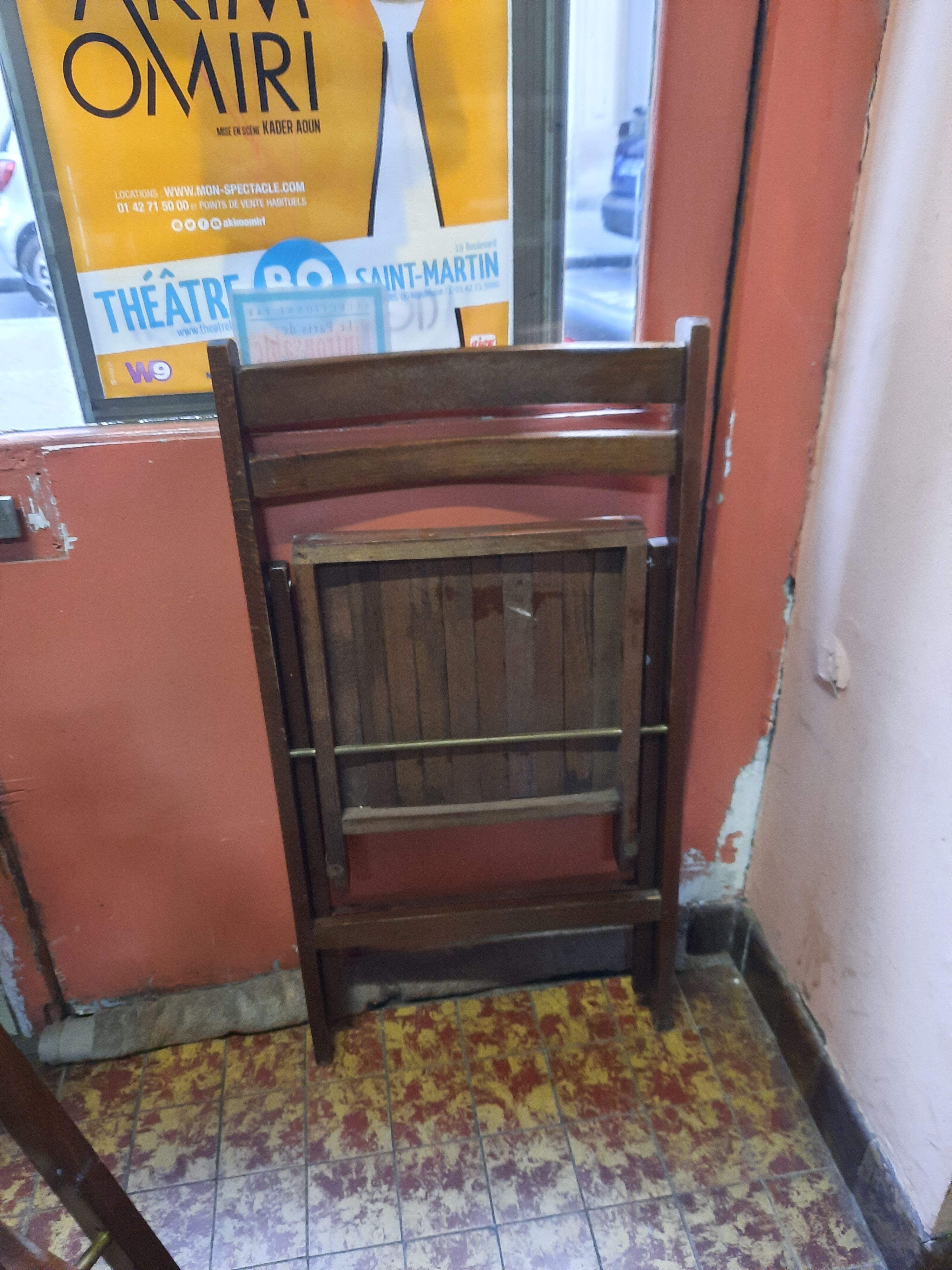 Pair of vintage folding chairs