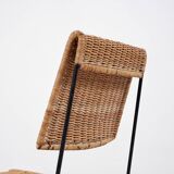 Rattan side chair by Carl Auböck