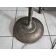 Brass floor lamp with glass shade