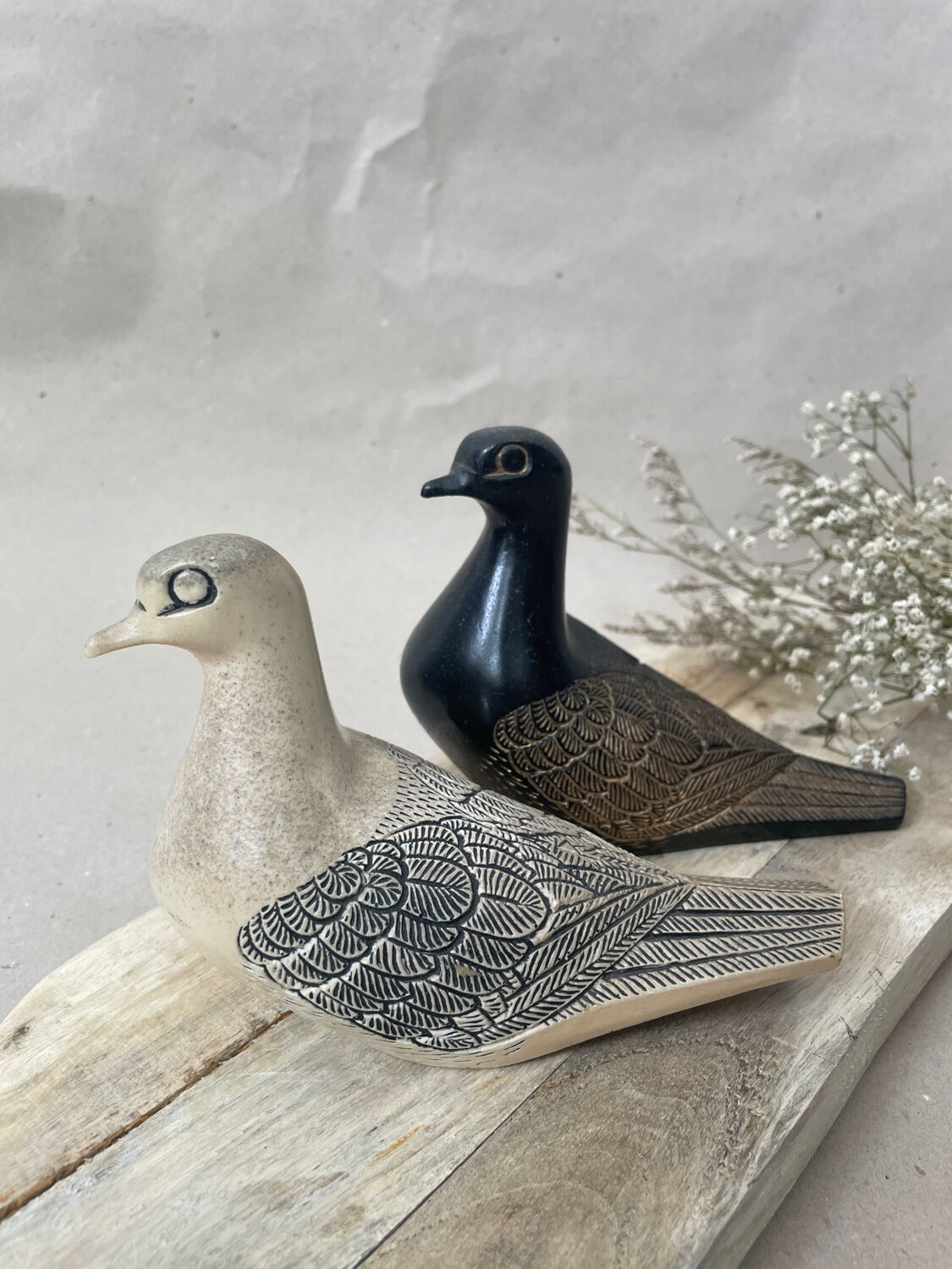 Pair of decorative birds