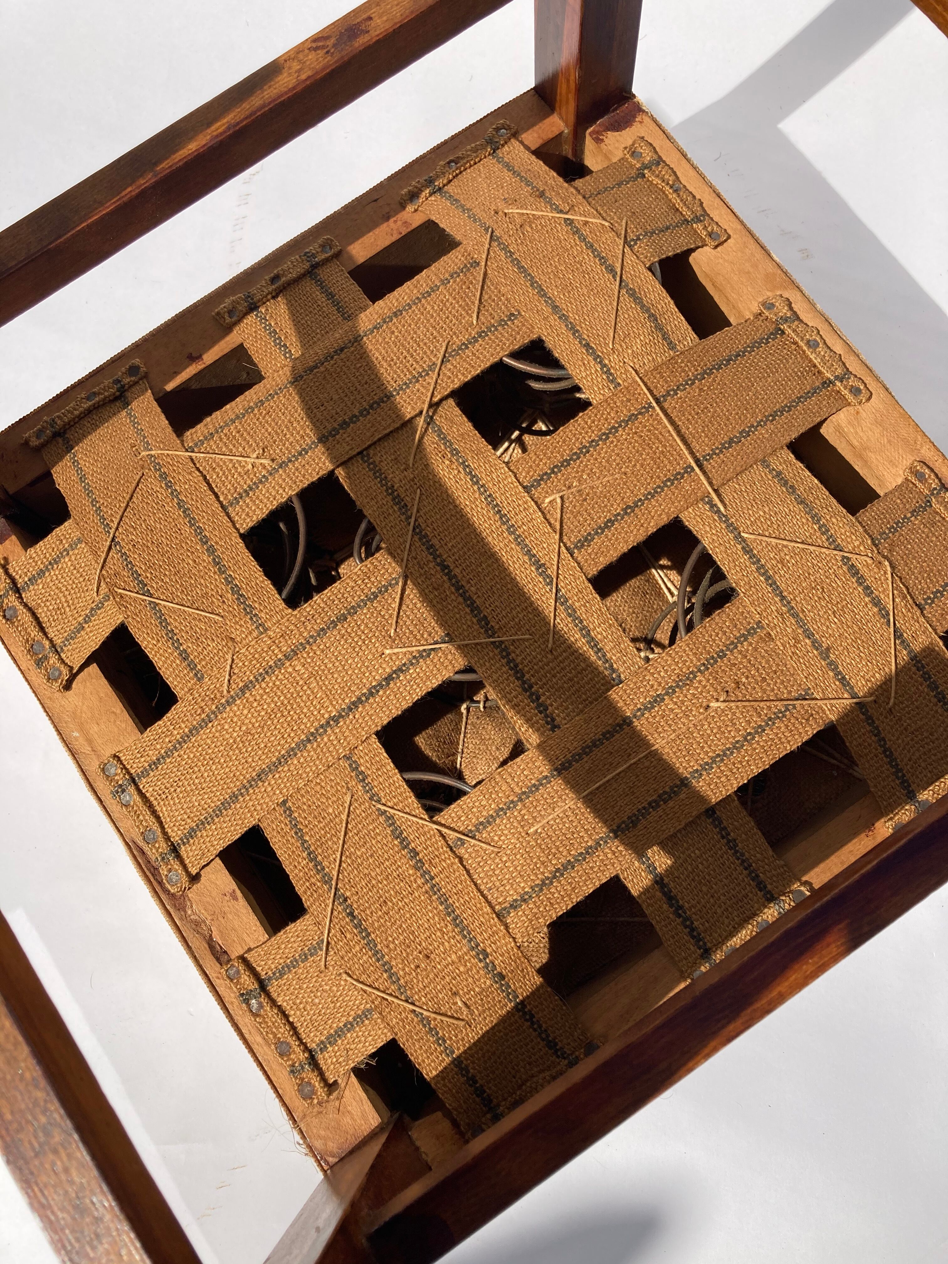 Classic Danish mahogany stool