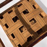 Classic Danish mahogany stool