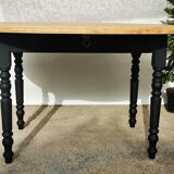 Solid wood table