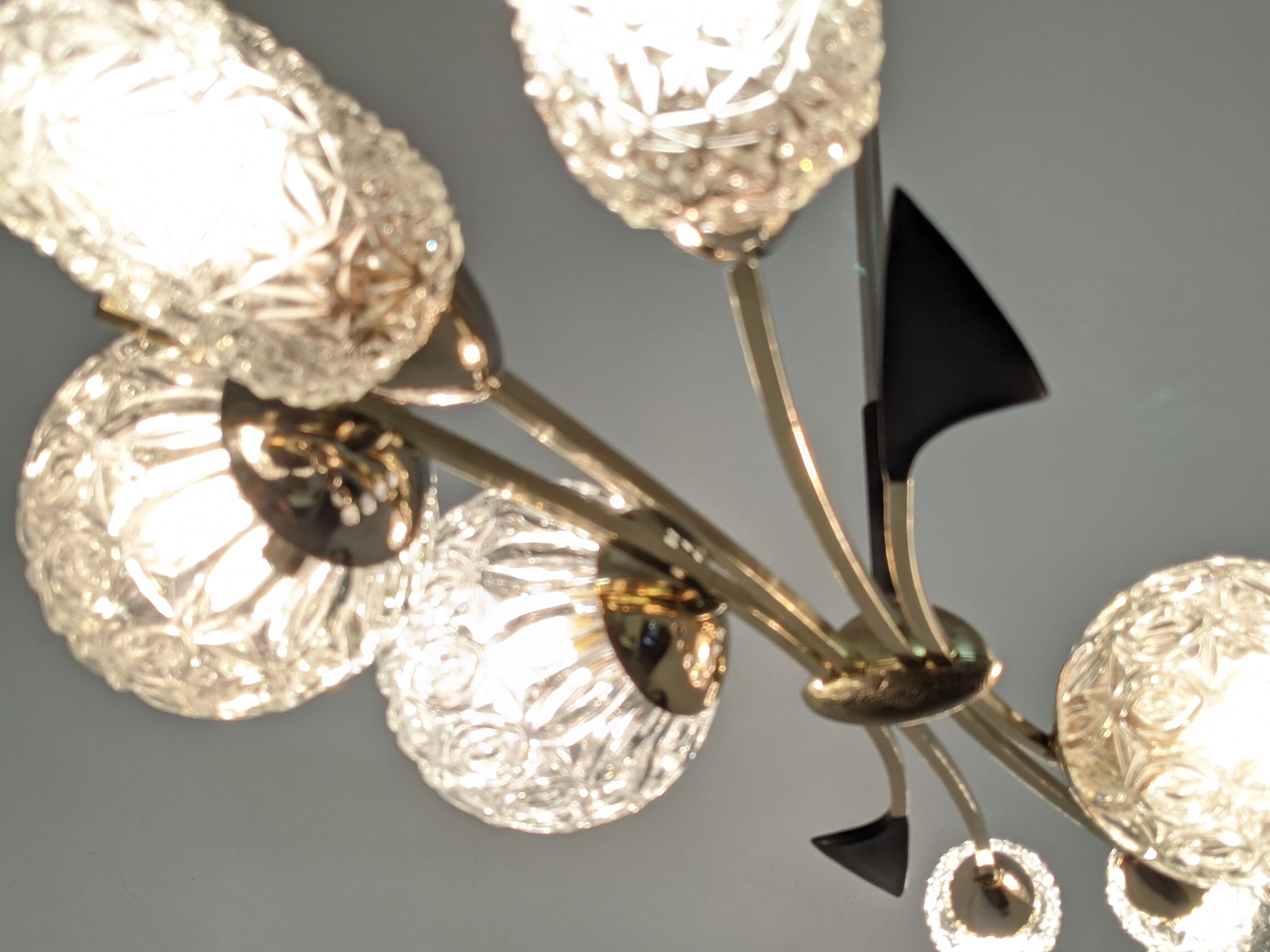 Arlus chandelier with 8 fires of the 50s/60s