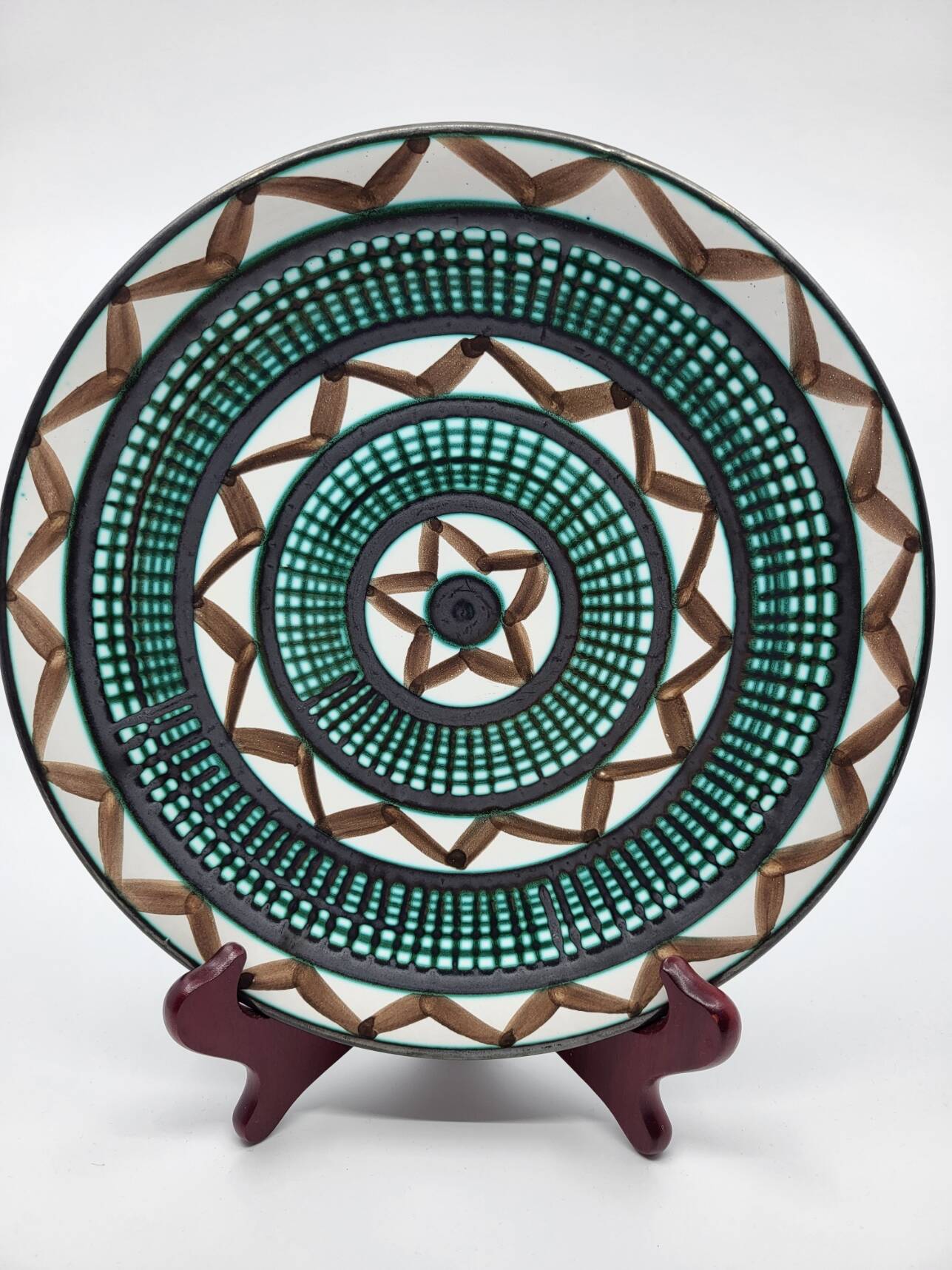 Robert Picault plate in vintage French ceramic
