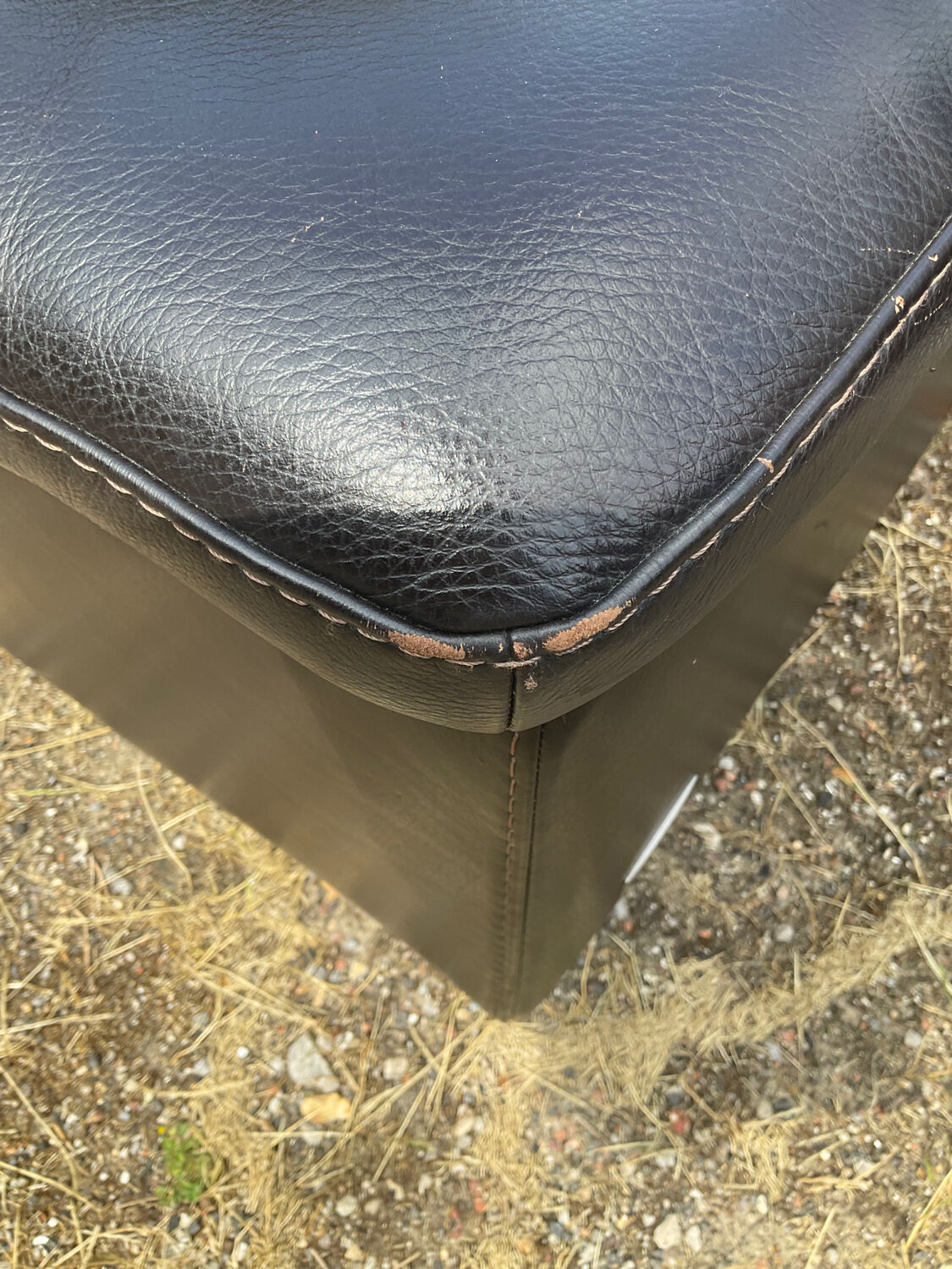 Incanto Italy modular corner sofa in brown leather