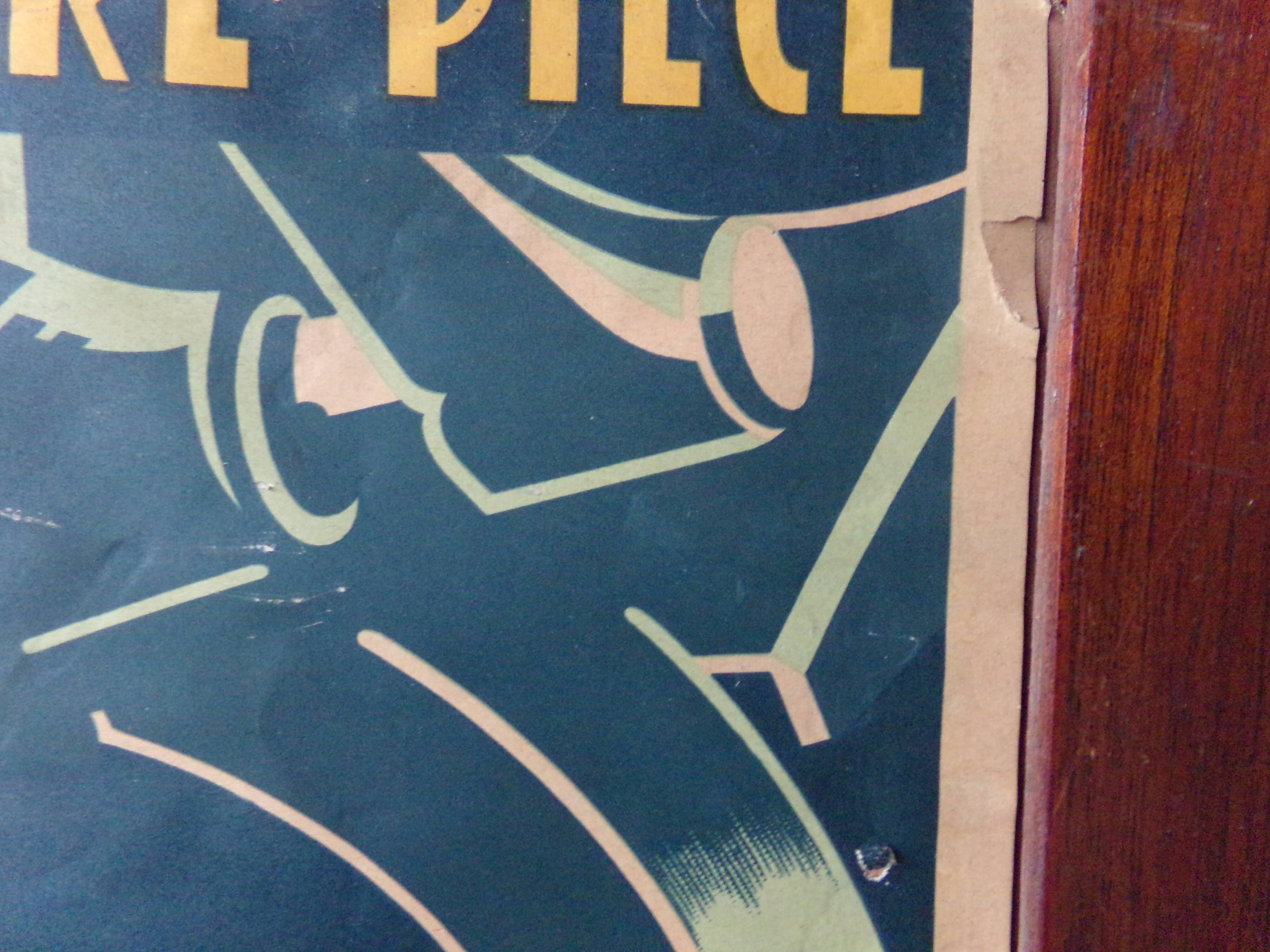 Educational poster 60s