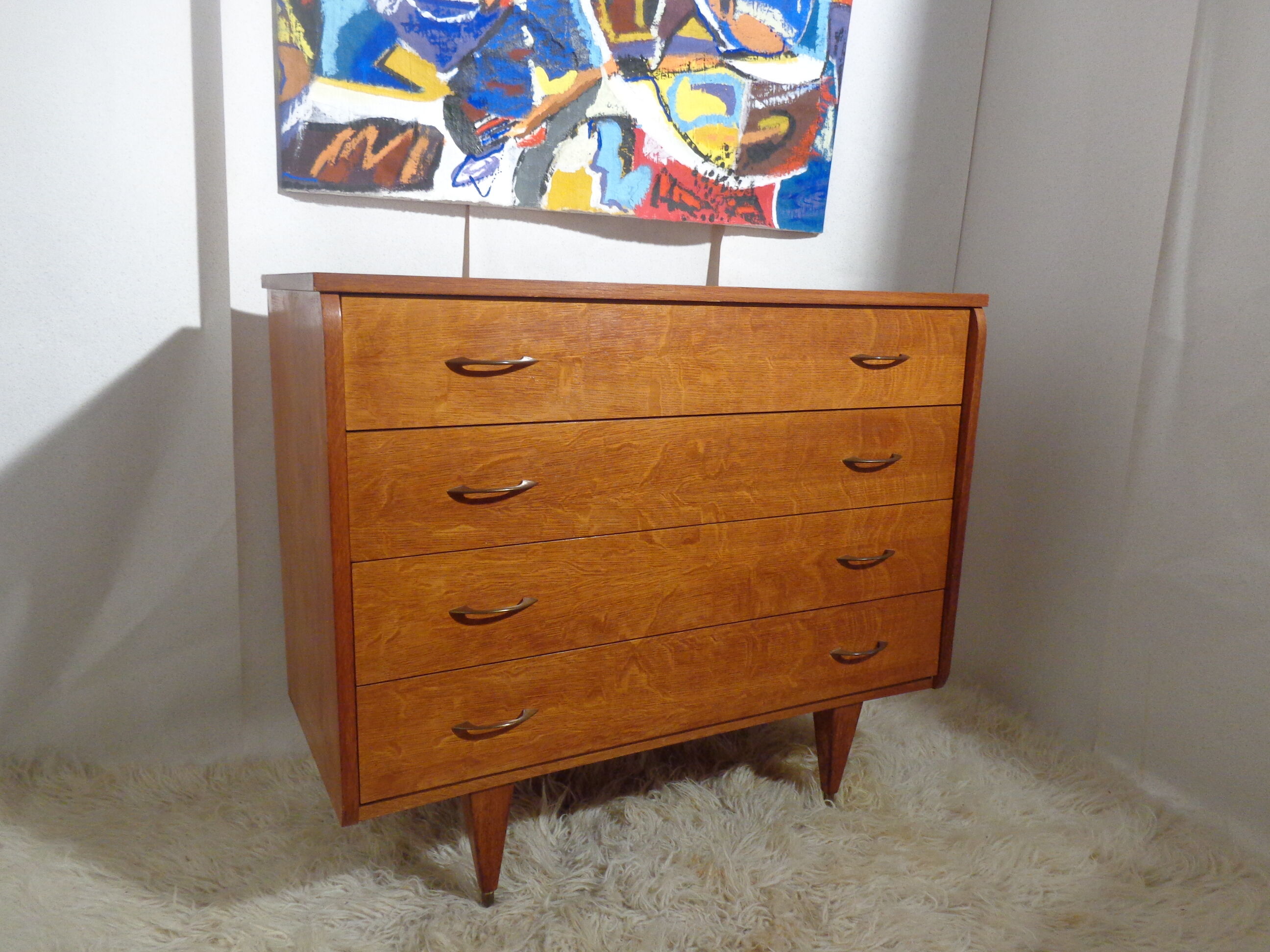 Vintage Scandinavian chest of drawers of the 60s