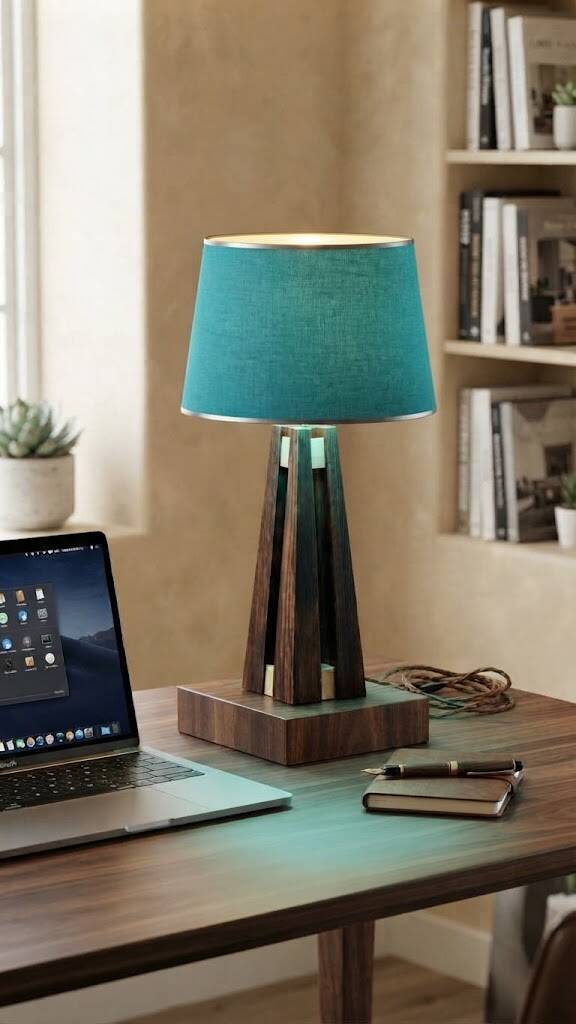 Macassar Pillar Lamp