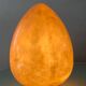 Vintage glass paste egg lamp from the 70s-80s