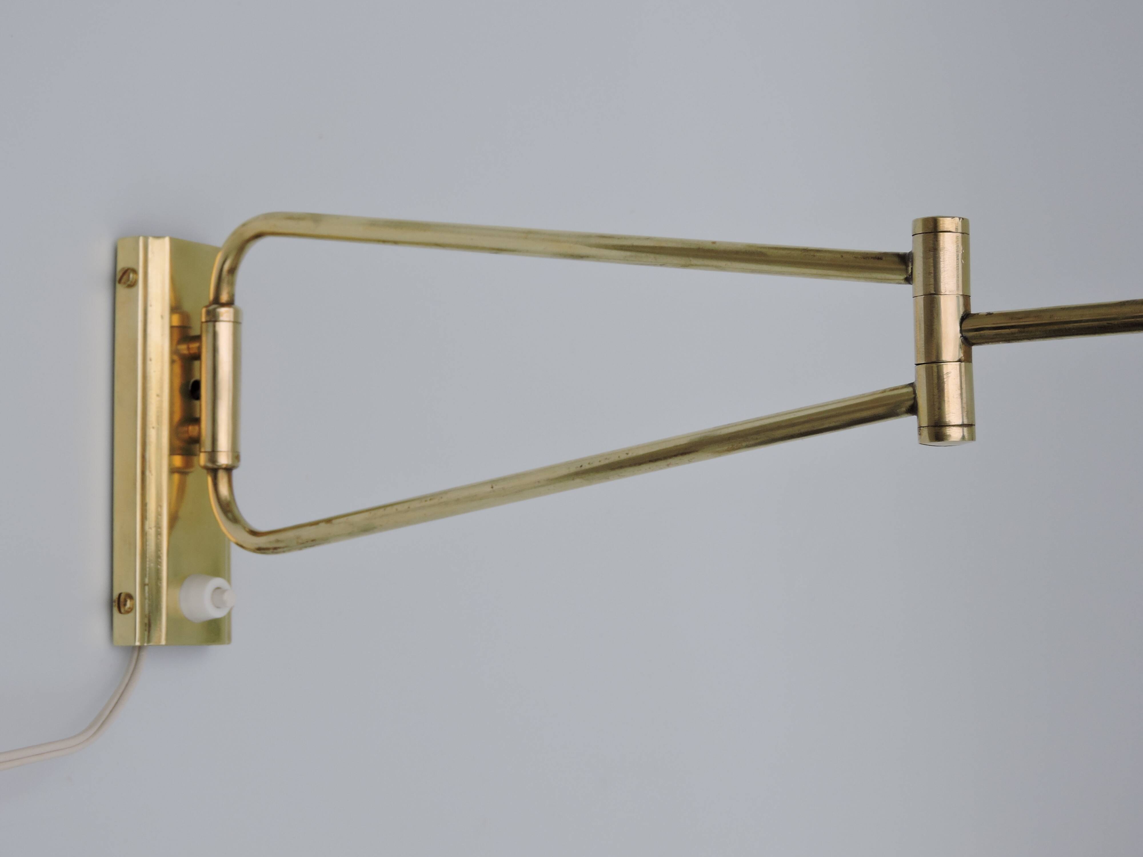 Diabolo wall lamp by René Mathieu, 1950