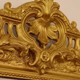 Louis XVI style pedimented mirror