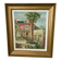 Grande toile encadrée maison ensoleillée