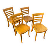 Suite of 4 Dutch bistro chairs