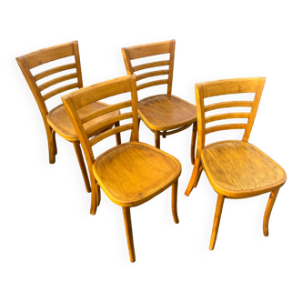 Suite of 4 Dutch bistro chairs