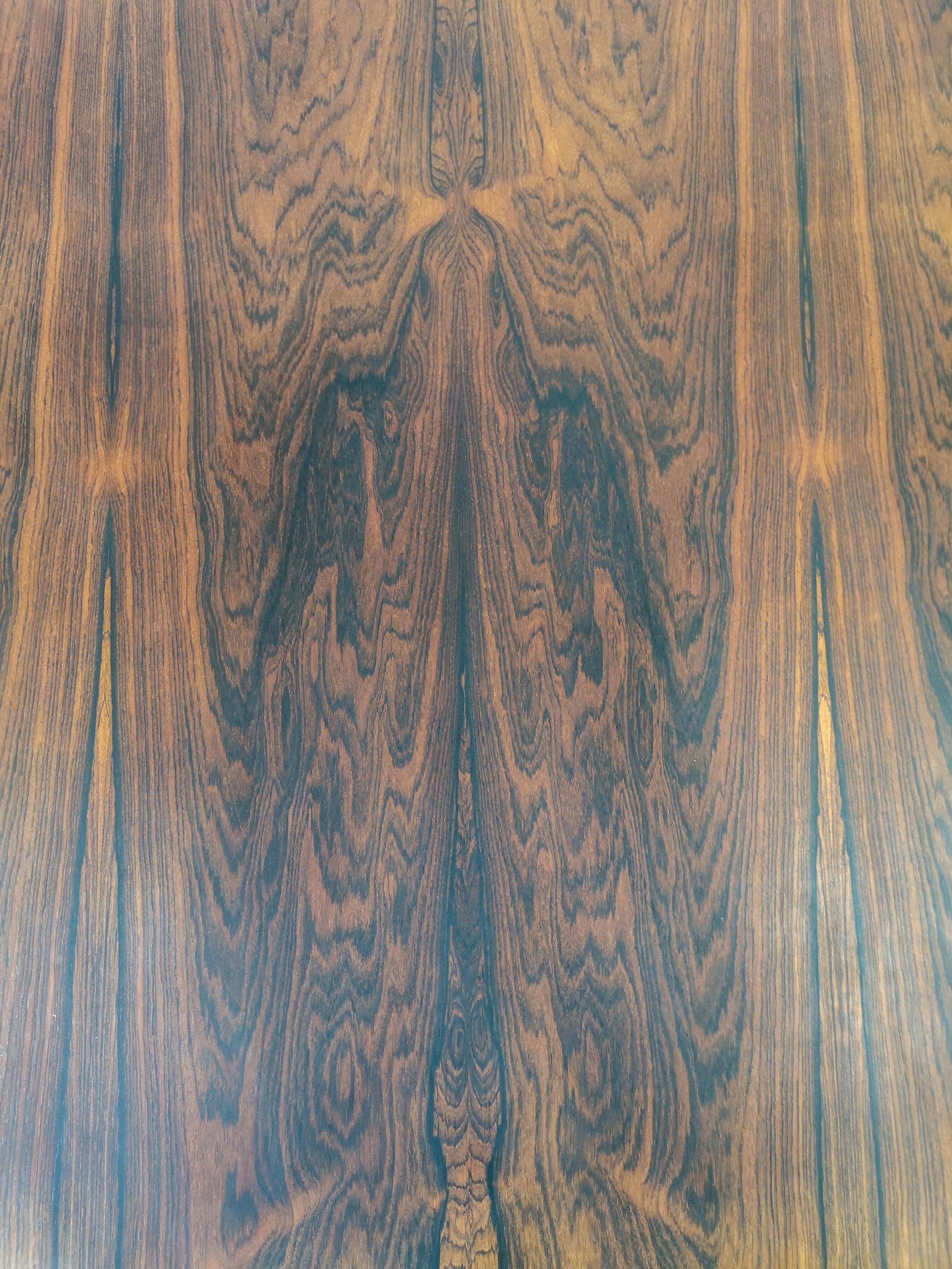 Large rosewood coffee table mid-century, Severin Hansen Denmark.