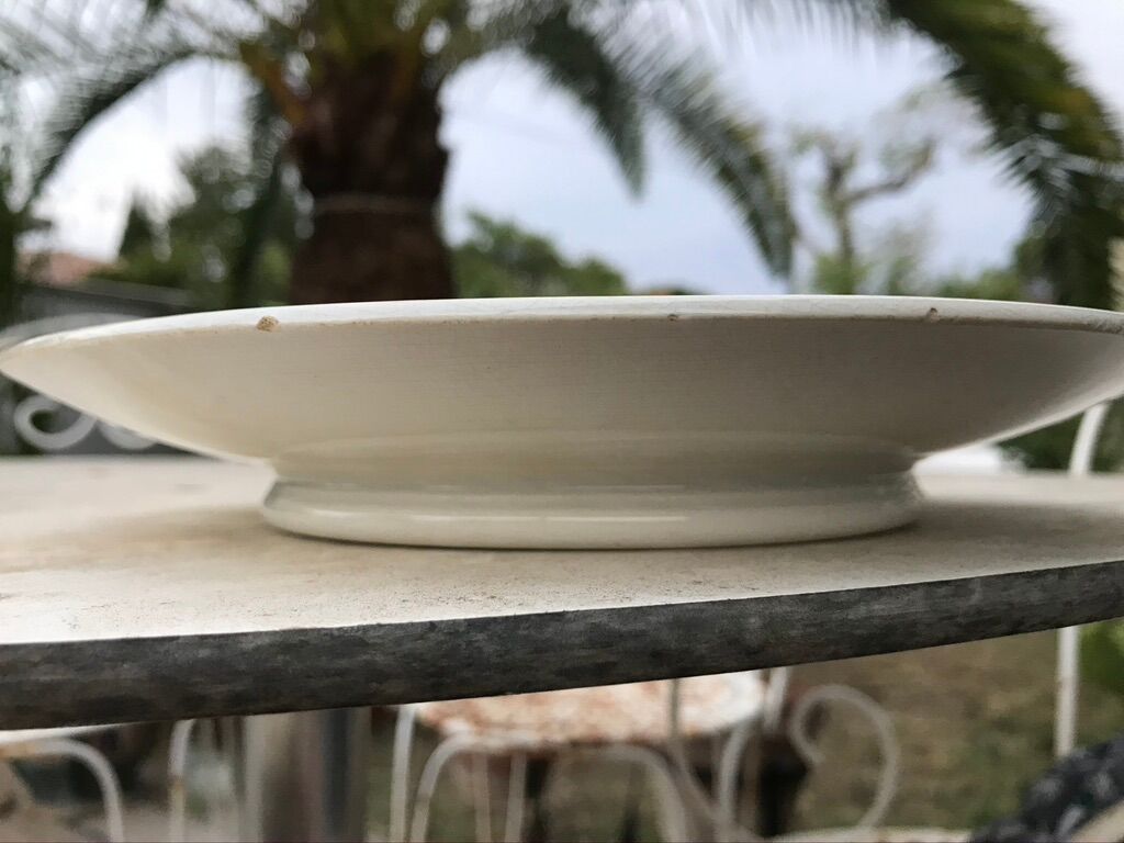 Low Compotier Sarreguemines, early XX