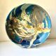 Vintage Danish Ceramic Art Studio Decorative Bowl signed