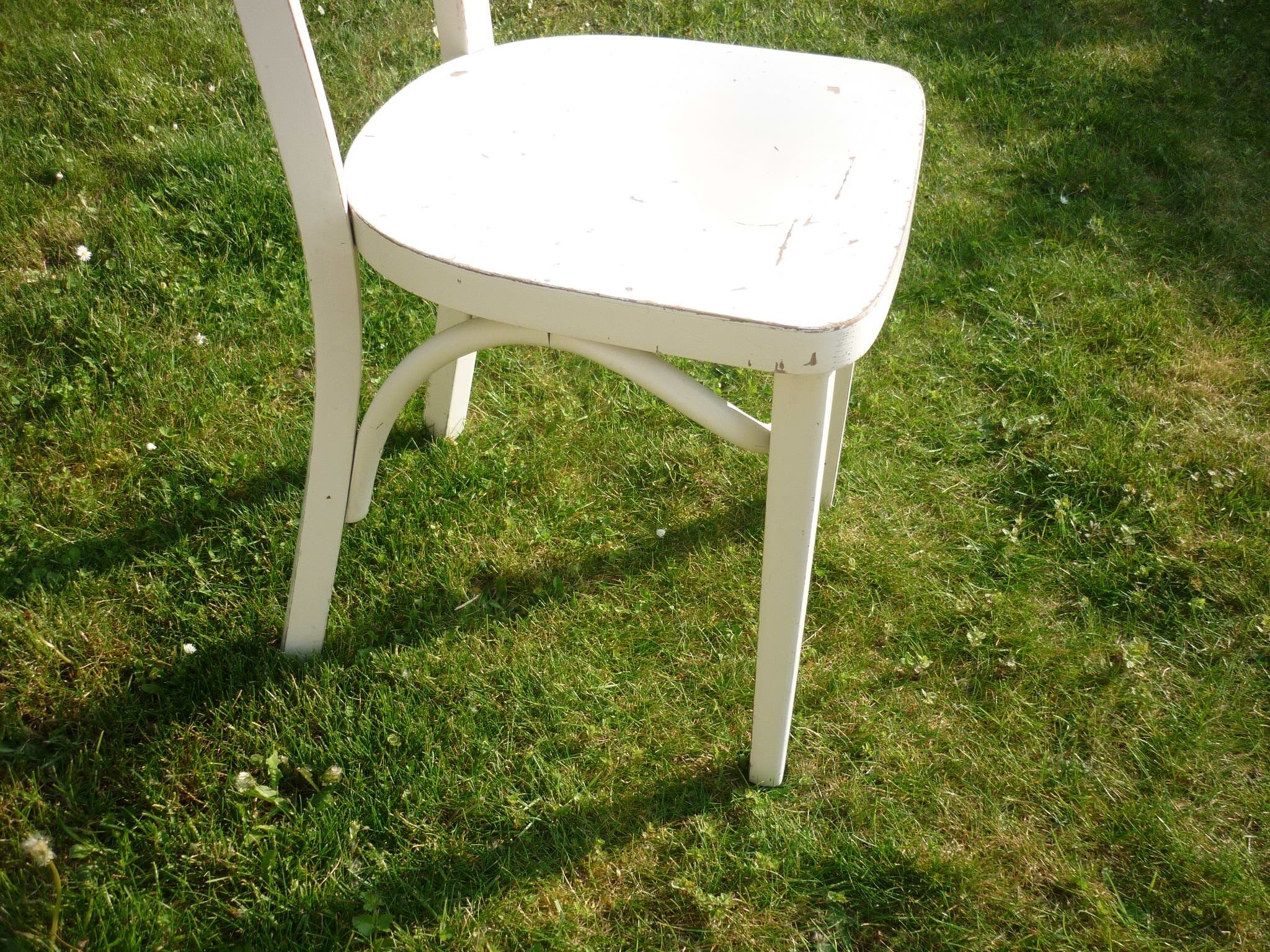 White bistro chair