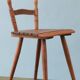 Ensemble de deux chaises Tubinger avec dossier Art Nouveau Adolf Schneck