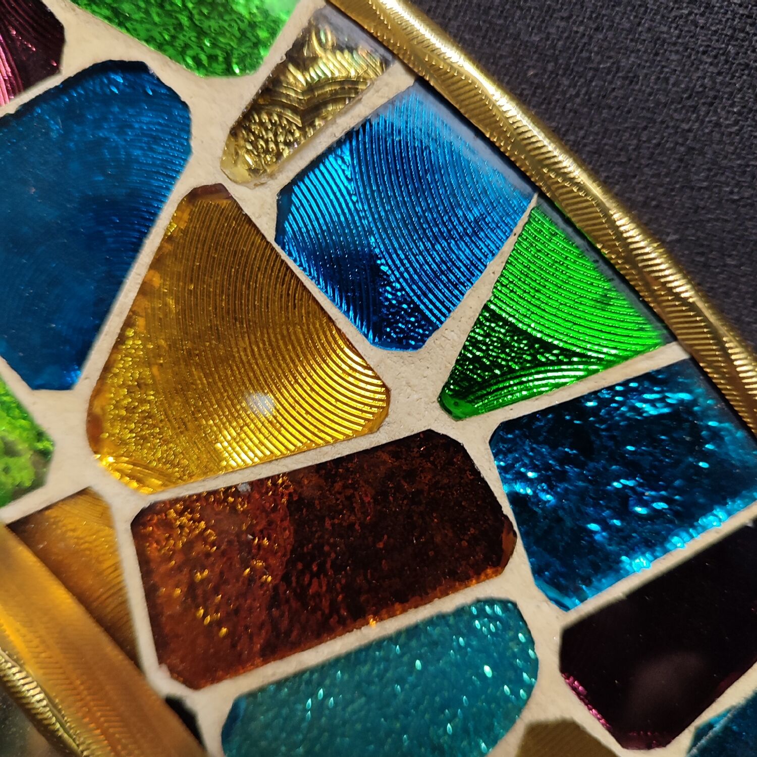 Glass mosaic mirror 1950